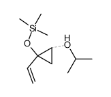 (2-Isopropoxy-1-vinyl-cyclopropoxy)-trimethyl-silane结构式