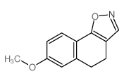 4,5-Dihydronaphtho(2,1-d)isoxazol-7-yl methyl ether结构式