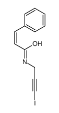 N-(3-iodoprop-2-ynyl)-3-phenylprop-2-enamide Structure