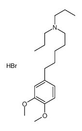 5-(3,4-dimethoxyphenyl)-N,N-dipropylpentan-1-amine,hydrobromide Structure