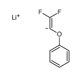 lithium,2,2-difluoroethenoxybenzene结构式