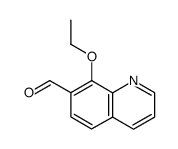 7-Quinolinecarboxaldehyde,8-ethoxy-(9CI) structure