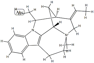 (19E)-19,20-Didehydro-17-hydroxy-4-methyl-1,16-cyclocorynan-4-ium picture