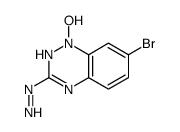 (7-bromo-1-hydroxy-2H-1,2,4-benzotriazin-3-yl)diazene结构式