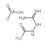 Acetic acid, 2- (aminoiminomethyl)hydrazide, mononitrate Structure