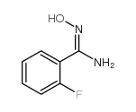 2-FLUORO-N-HYDROXY-BENZAMIDINE Structure