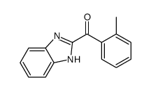 1H-benzimidazol-2-yl-(2-methylphenyl)methanone Structure