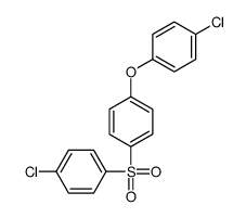 1-(4-chlorophenoxy)-4-(4-chlorophenyl)sulfonylbenzene Structure