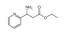 ethyl (+/-)-3-amino-3-(2-pyridyl)propanoate结构式