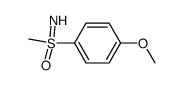 IMINO(4-METHOXYPHENYL)METHYL-LAMBDA(6)-SULFANONE structure