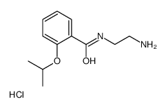 2-[(2-propan-2-yloxybenzoyl)amino]ethylazanium,chloride结构式