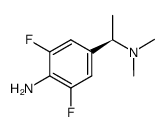 Benzenemethanamine, 4-amino-3,5-difluoro-N,N,-alpha--trimethyl-, (-alpha-R)- (9CI)结构式