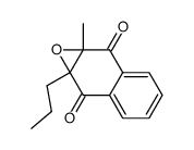 2-methyl-3-propyl-2,3-dihydro-2,3-epoxy-1,4-naphthoquinone Structure