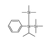 trimethyl-(phenyl-propan-2-yl-trimethylsilylsilyl)silane Structure