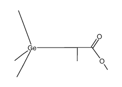 methyl-β-triethylgermyl-isobutyrate结构式