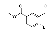 Methyl 4-bromo-3-formylbenzoate structure