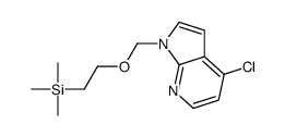 1H-Pyrrolo[2,3-b]pyridine, 4-chloro-1-[[2-(triMethylsilyl)ethoxy]Methyl]- Structure