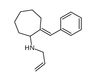 2-benzylidene-N-prop-2-enylcycloheptan-1-amine Structure