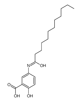 5-(dodecanoylamino)-2-hydroxybenzoic acid Structure