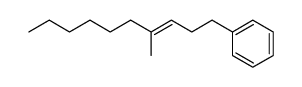 (E)-1-phenyl-4-methyl-3-decene Structure