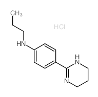 Benzenamine,N-propyl-4-(1,4,5,6-tetrahydro-2-pyrimidinyl)-, hydrochloride (1:2)结构式