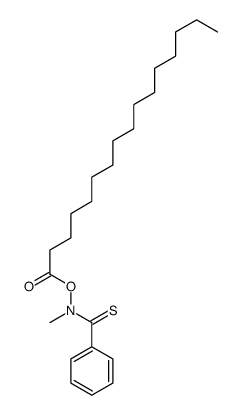 [benzenecarbonothioyl(methyl)amino] hexadecanoate Structure