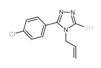 4-ALLYL-5-(4-CHLOROPHENYL)-4H-1,2,4-TRIAZOLE-3-THIOL Structure