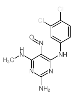 2,4,6-Pyrimidinetriamine,N4-(3,4-dichlorophenyl)-N6-methyl-5-nitroso- picture