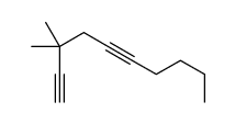 3,3-dimethyldeca-1,5-diyne Structure