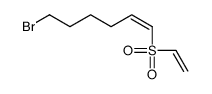 6-bromo-1-ethenylsulfonylhex-1-ene Structure