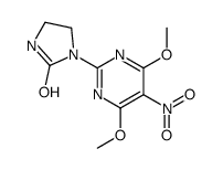 1-(4,6-dimethoxy-5-nitropyrimidin-2-yl)imidazolidin-2-one Structure