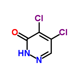 4,5-Dichloro-3(2H)-pyridazinone Structure