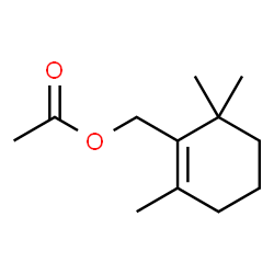 2,6,6-Trimethylcyclohexenemethyl acetate结构式