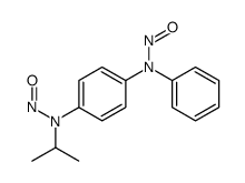 N-[4-(N-nitrosoanilino)phenyl]-N-propan-2-ylnitrous amide结构式