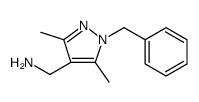 1H-Pyrazole-4-methanamine, 3,5-dimethyl-1-(phenylmethyl) structure