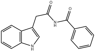 n-((1h-indol-3-yl)-acetyl)-benzamide Structure