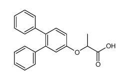 2-([1,1';2',1'']Terphenyl-4'-yloxy)-propionic acid Structure