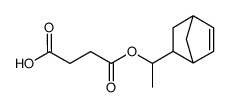 Butanedioic acid hydrogen 4-[1-(bicyclo[2.2.1]hept-5-en-2-yl)ethyl] ester结构式