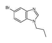 5-Bromo-1-propyl-benzoimidazole structure