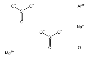 Silicic acid, aluminum magnesium sodium salt structure