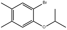 1-Bromo-4,5-dimethyl-2-(propan-2-yloxy)benzene结构式