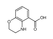 3,4-dihydro-2H-benzo[1,4]oxazine-5-carboxylic acid结构式