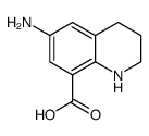 8-Quinolinecarboxylicacid,6-amino-1,2,3,4-tetrahydro-(9CI) Structure