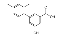 3-(2,4-dimethylphenyl)-5-hydroxybenzoic acid Structure