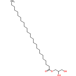 2,3-Dihydroxypropyl hexacosanoate Structure