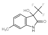 3-HYDROXY-2-OXO-3-TRIFLUOROMETHYL-6-METHYLINDOLINE Structure