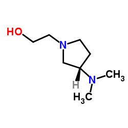 2-[(3S)-3-(Dimethylamino)-1-pyrrolidinyl]ethanol结构式