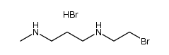 dibromohydrate du N-(bromoethyl-2)N'-(methyl)diamino-1,3 propane Structure