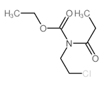 Carbamic acid,(2-chloroethyl)propionyl-, ethyl ester (8CI) Structure