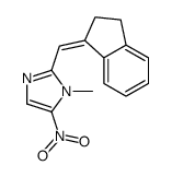 2-[(E)-2,3-dihydroinden-1-ylidenemethyl]-1-methyl-5-nitroimidazole结构式